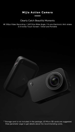 Xiaomi Mijia 4K 高機能アクションカメラ 本体のみなら1万円前後で購入 ...