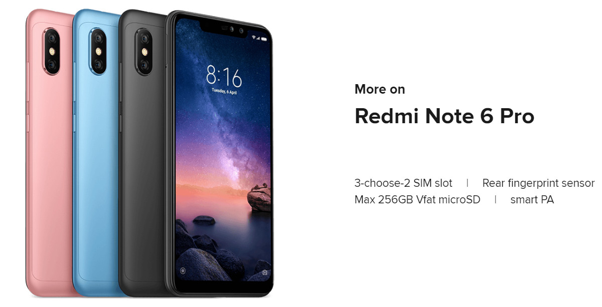 Xiaomi Redmi Note 6 Pro  黒 グローバルモデル